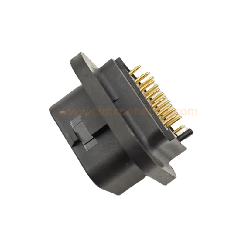 34 pin PCB mount header, vertical gold plating pin, Superseal 1.0mm Series automobile connectors 2-6447232-3 2-1447232-3