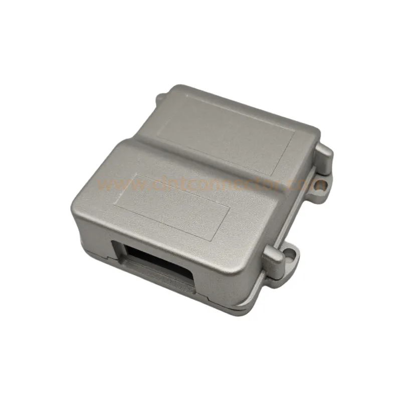 24 pin auto ECU PCM Aluminum enclosure suits for FCI PCB connector, used for AUDI A6 automotive Engine Control Unit 211PC249S0033 HCCPHPE24BKA90F